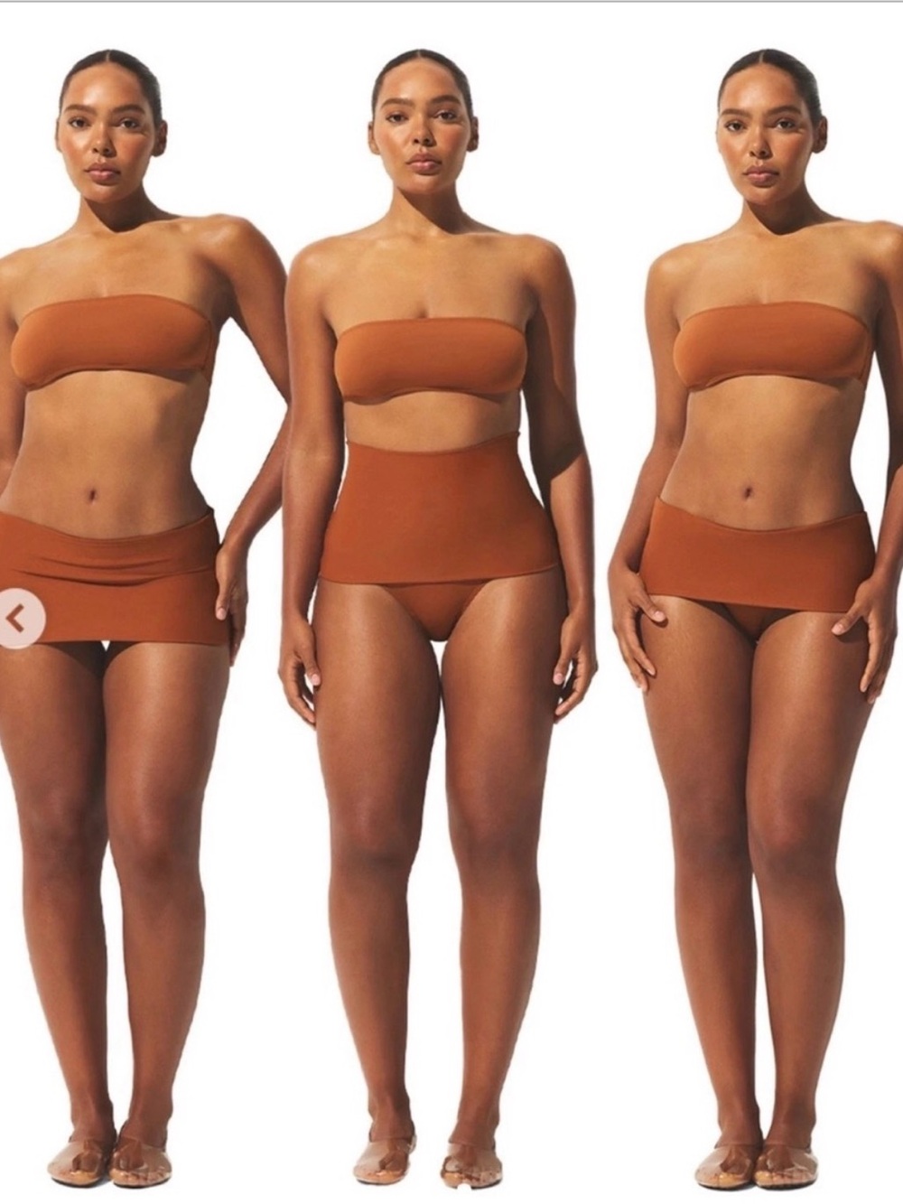 SKIMS convertible bikini bottoms in Terracotta